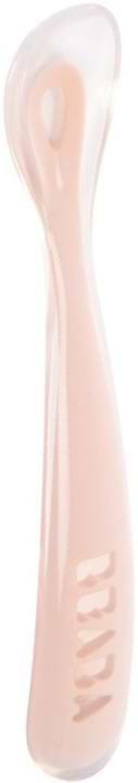 Ложка дитяча Beaba 4+ пастельно-рожевий (913619)