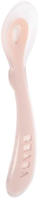 Ложка дитяча Beaba 8+ пастельно-рожевий (913626)