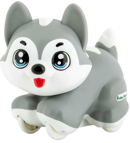 Інтерактивна іграшка Baby Team Домашній улюбленець (8658_хаскі сіренький)