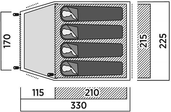 Фото - Палатка Easy Camp Setesdal 4 (120478)