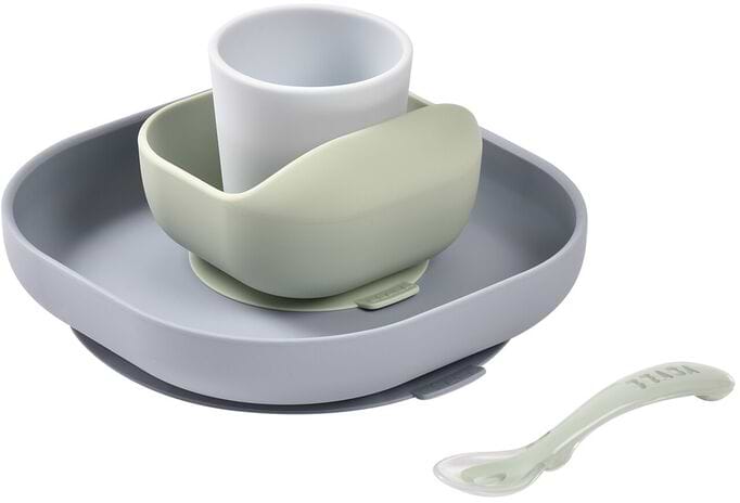 Набір дитячий Beaba 4+ оливковий/сірий (913608)