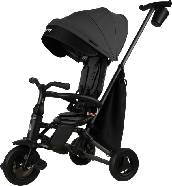 Триколісний велосипед Qplay Nova+ Rubber Ultimate Black (S700-17Nova+RubberUB)
