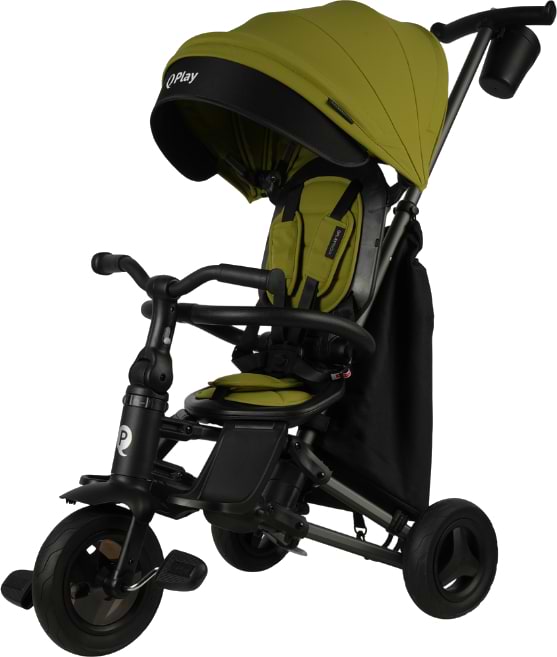 Трёхколёсный велосипед Qplay Nova+ Rubber Military Green (S700-17Nova+RubberMG)