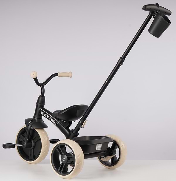 Фото - Триколісний велосипед Qplay Elite Pro Black (T10-BEliteProBlack)