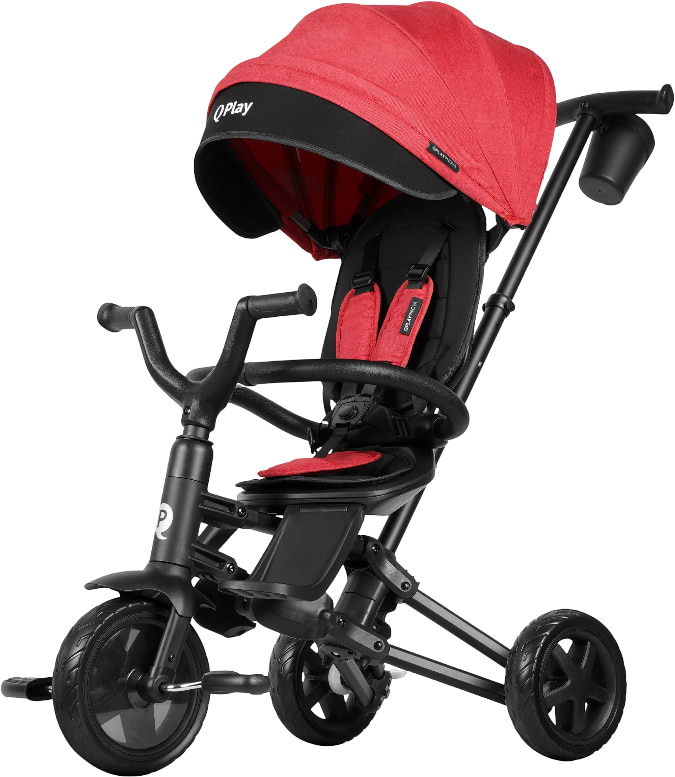 Трёхколёсный велосипед Qplay Nova Niello Red (S700-12Nova+EvaRed)