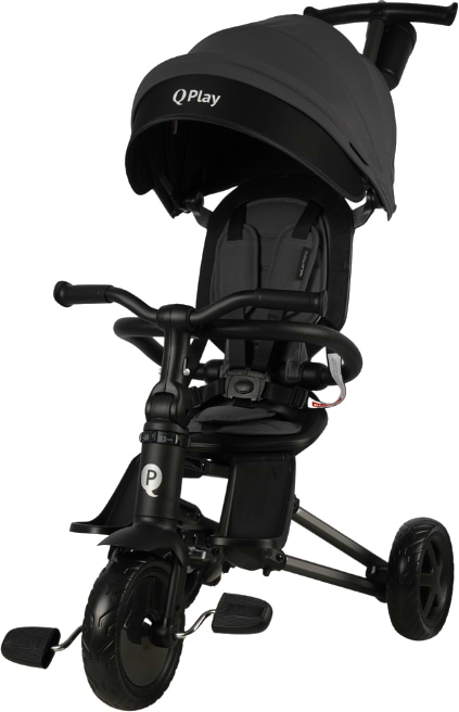Трёхколёсный велосипед Qplay Nova Ultimate Black (S700-16NovaEvaUB)