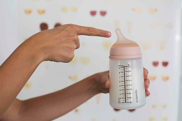 Фото - Великий потік соска дитяча силіконова Suavinex ZERO бежева +0 міс. (308455)