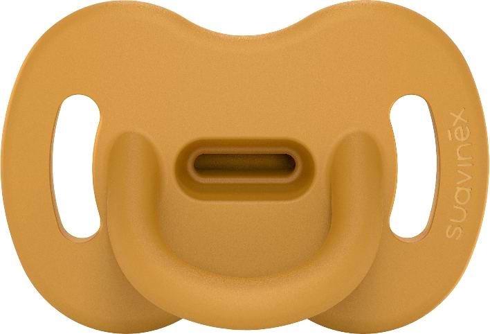 Симетрична пустушка Suavinex фізіологічна 6-18 міс. Colour Essence жовта (308089)
