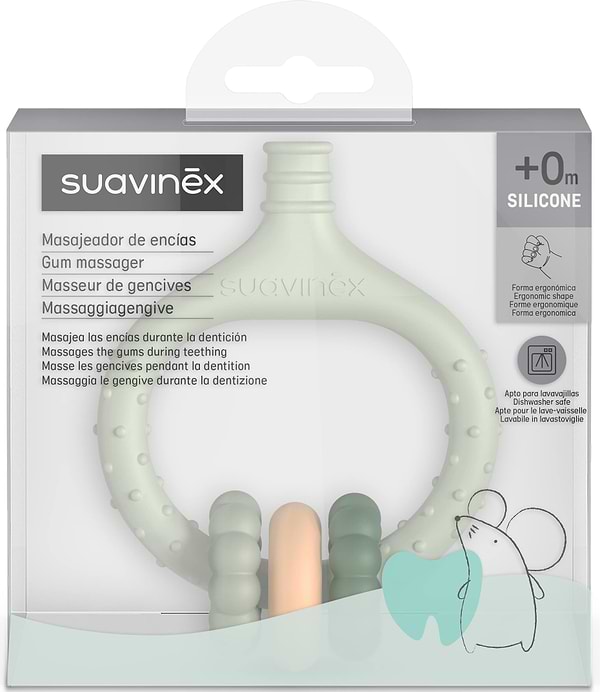 Фото - Прорізувач Suavinex STAGE 0 зелений (403008)