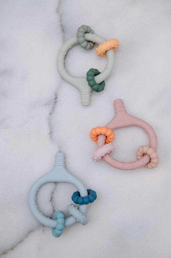 Фото - Прорізувач Suavinex STAGE 0 зелений (403008)