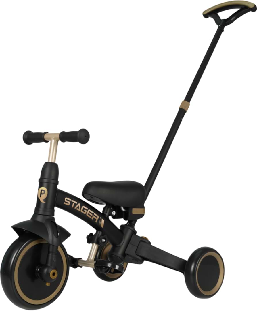 Трёхколёсный велосипед Qplay Stager 3в1 Black (T80STAGERBlack)