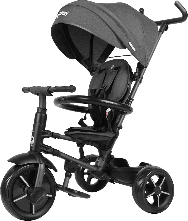 Триколісний велосипед Qplay Rito Star Black (S380-11RitoStarBlack)