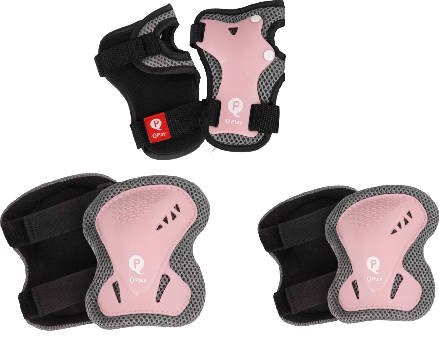 Комплект защиты Qplay размер S до 25 кг Pink (SP-01SafetyPadsSNewPink)