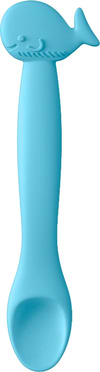 Ложка дитяча Suavinex блакитний кит (401352)