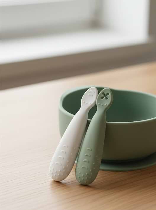 Фото - Набір дитячий Suavinex Colour Essence зелена 2 шт. (402906)