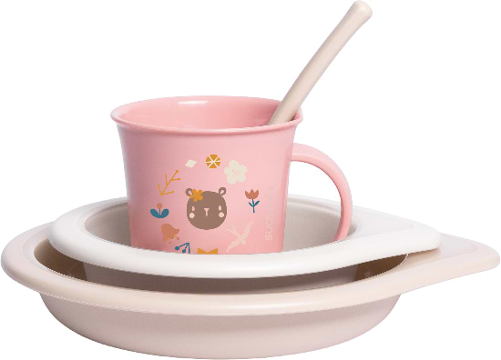 Набір дитячий Suavinex Лісові історії рожевий (306792)