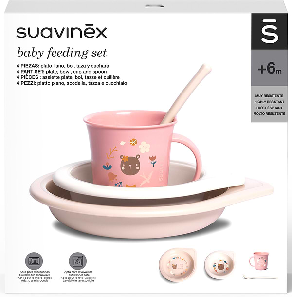 Фото - Набір дитячий Suavinex Лісові історії рожевий (306792)