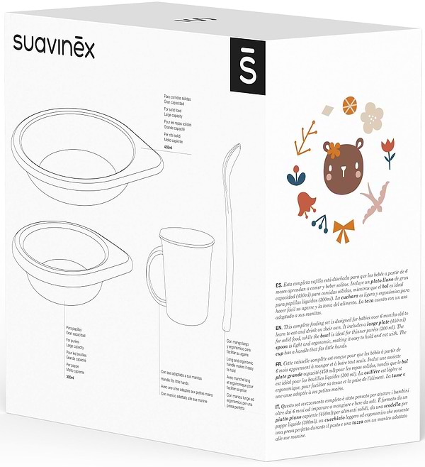 Фото - Набір дитячий Suavinex Лісові історії рожевий (306792)