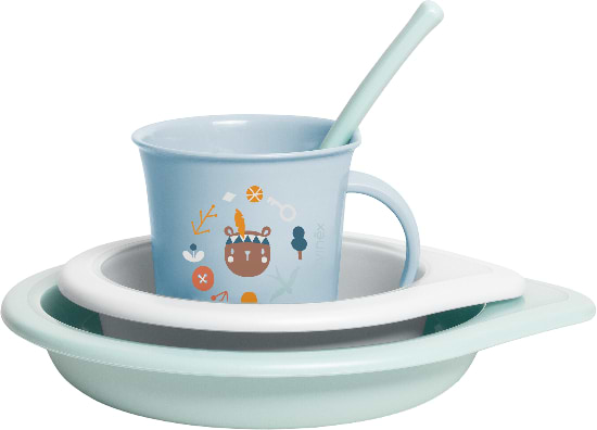 Набір дитячий Suavinex Лісові історії блакитний (306793)