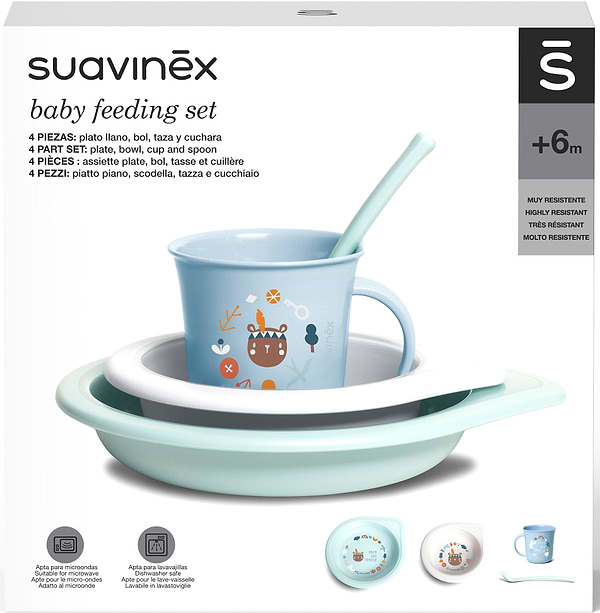 Фото - Набор детский Suavinex Лесные истории голубой (306793)