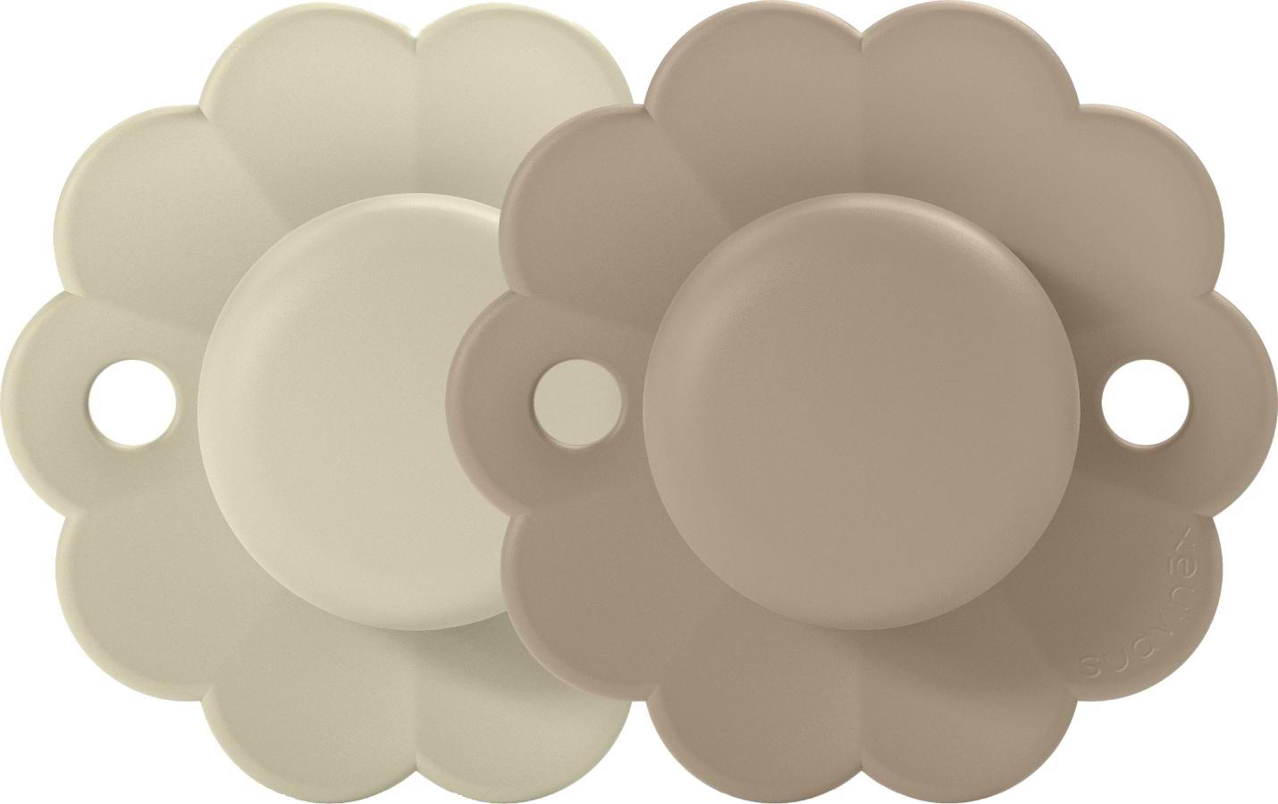 Анатомічна пустушка Suavinex 0-6 міс. Wonder світло-бежева та бежева 2 шт. (308404)