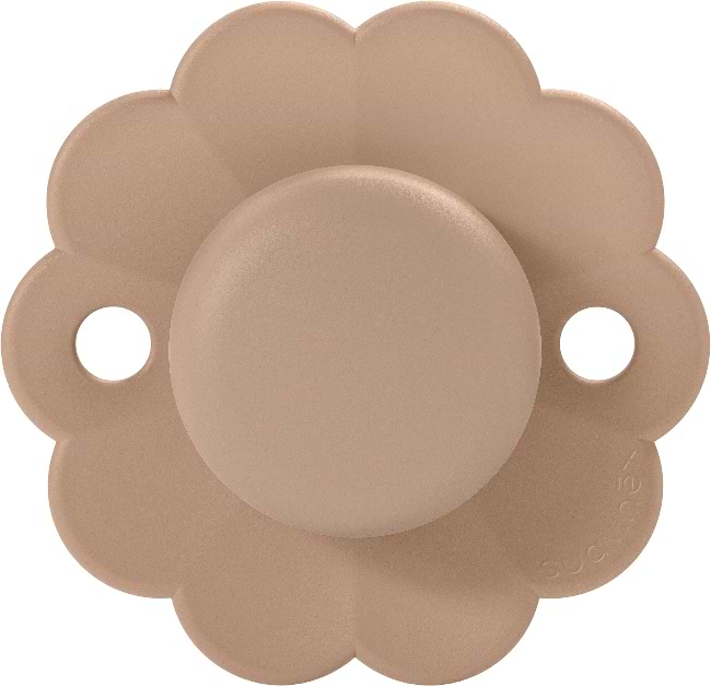 Симметричная пустышка Suavinex 6-18 мес. Wonder бежевая (308384)
