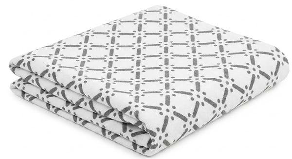 Фото - Рушник банний GM Textile махровий сірий принт 70х150