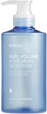 Шампунь жіночий Kundal VOLUME HYALURON SHAMPOO 500 мл BLOSSOM BREEZE (8809953774523)