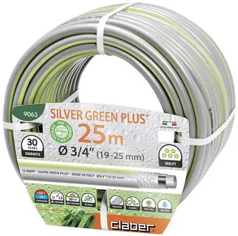 Шланг поливочний Claber 3/4" 25м Silver Green Plus (90630000)