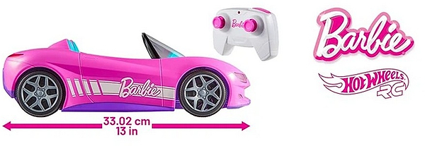 Фото - Радіокерована машинка Hot Wheels Кабріолет для BARBIE® (JBH05)