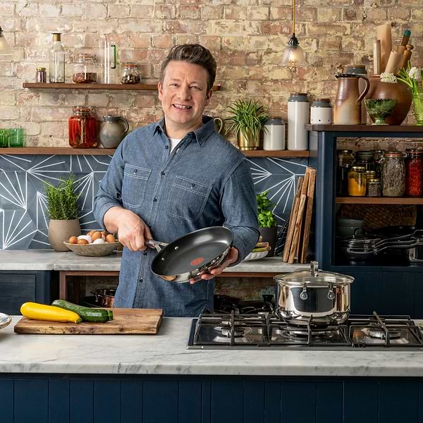 Фото - Сковорода ВОК Tefal E3141944 Jamie Oliver Kitchen Essential 28 см