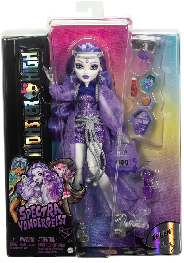 Фото - Лялька Monster High Спектра "Монстро-класика" (HXH77)