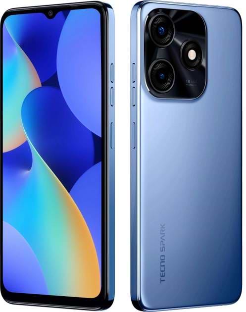 Фото - Смартфон Tecno Spark 10c 4/128GB Meta Blue (KI5k)