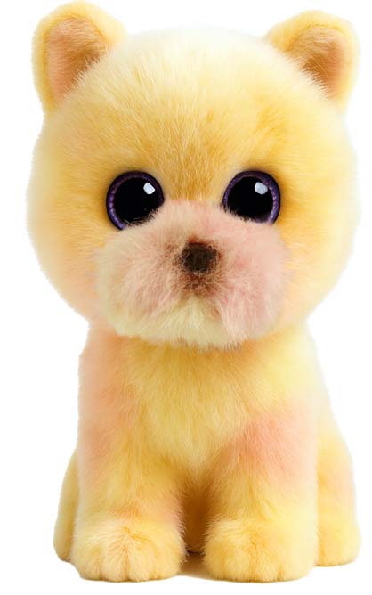 М'яка іграшка глазастик TY Beanie Babies Померанський шпіц Палмер 15 см (37407)