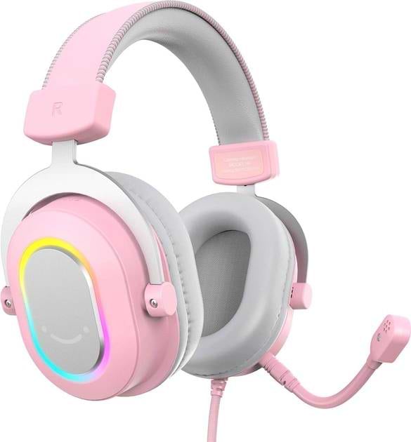 Фото - Гарнитура проводная игровая Fifine H6P RGB Pink