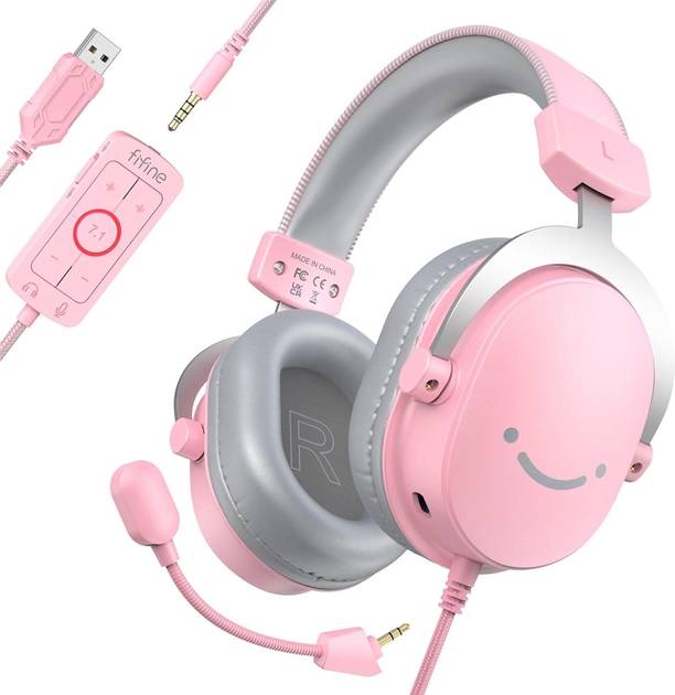 Фото - Гарнитура проводная игровая Fifine H9P Pink