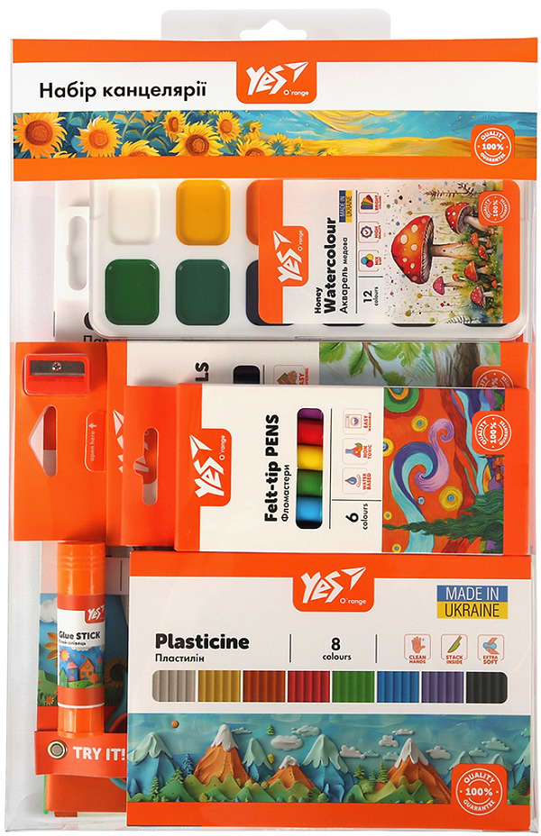 Фото - Набор для рисования YES Orange 11 пр. (450222) Фото - Набор для рисования YES Orange 11 пр. (450222)
