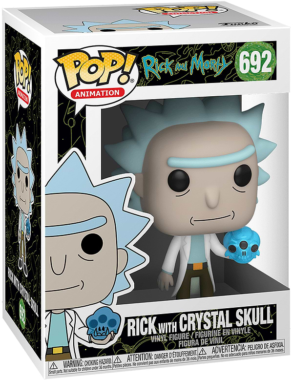 Фото - Колекційна фігурка FUNKO POP! серії Рік і Морті - РІК З КРИСТАЛЬНИМ ЧЕРЕПОМ (45438)