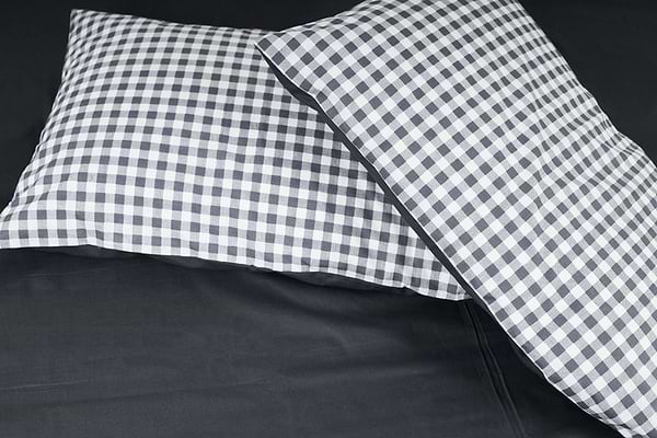 Фото - Комплект постельного белья Moon&Star 160х220х2 нав. 2х70х70 Gray Square Ranforce Elite (MS-820000032)