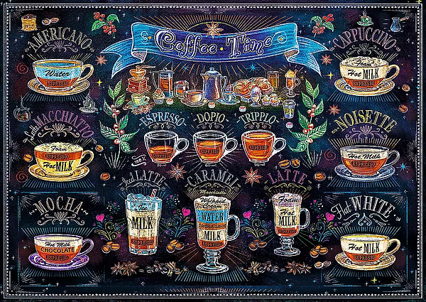 Фото - Пазли (8 +) Trefl "500" Час кави (74490)