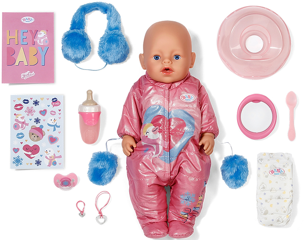Фото - Інтерактивний пупс Baby Born ЗИМОВА КРАСУНЯ ЕММА 43 см з аксесуарами (838907)