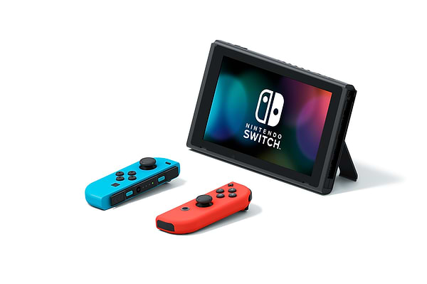 Фото - Игровая приставка портативная Nintendo Switch (Neon Blue/Red)