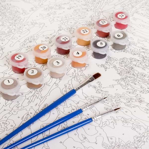 Фото - Картина за номерами Ideyka "Мати та дитина © Густав Клімт" 40х50см (KHO4848)