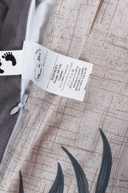 Фото - Комплект постільної білизни Moon&Star 160х220х2 нав. 4х50х70 Flowers Gray Бязь Gold Люкс (MS-820001043)