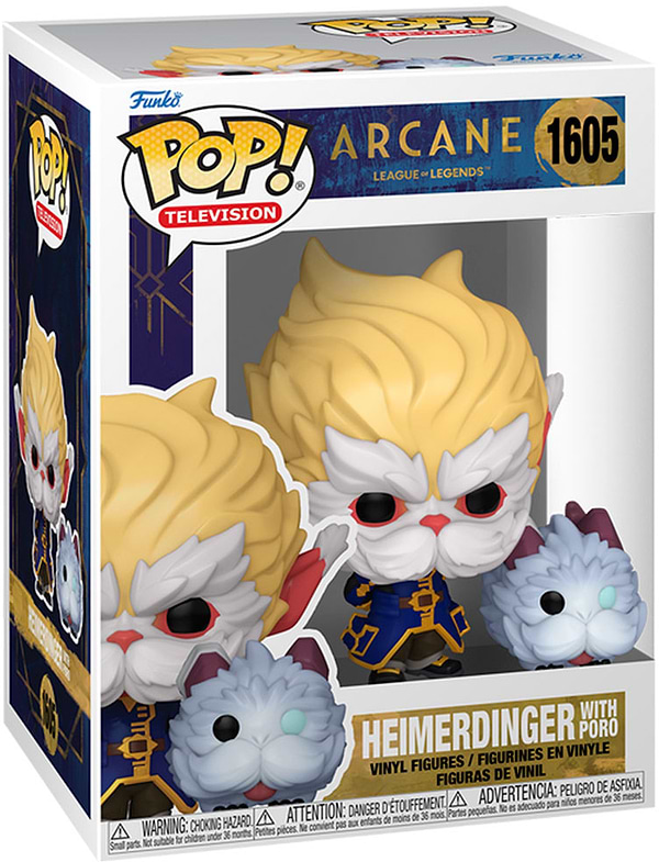 Фото - Колекційна фігурка FUNKO POP! серії Аркейн - ХЕЙМЕРДІНГЕР З ПОРО (80193)