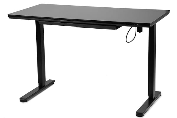 Фото - Стіл з електрорегулюванням висоти Barsky StandUp Black glass (BST-11new)