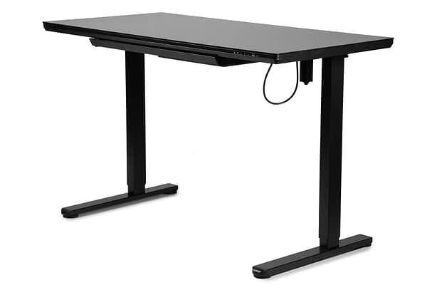 Фото - Стіл з електрорегулюванням висоти Barsky StandUp Black glass (BST-11new)