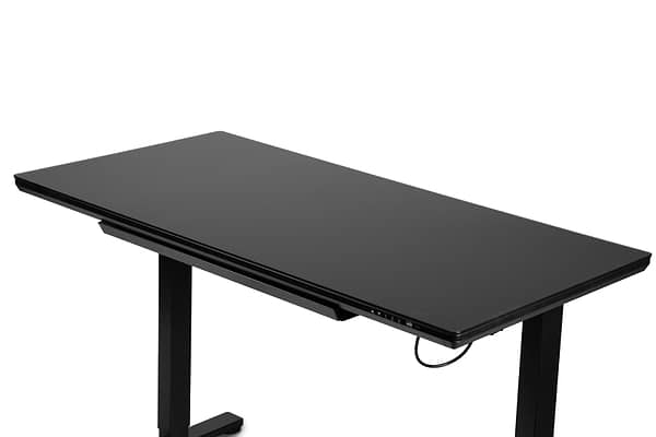 Фото - Стіл з електрорегулюванням висоти Barsky StandUp Black glass (BST-11new)