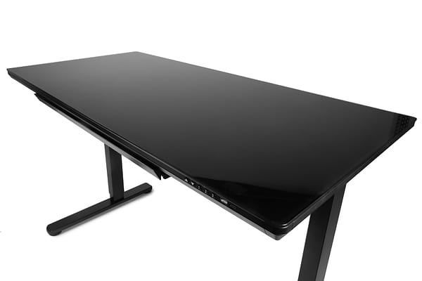 Фото - Стіл з електрорегулюванням висоти Barsky StandUp Black glass (BST-11new)