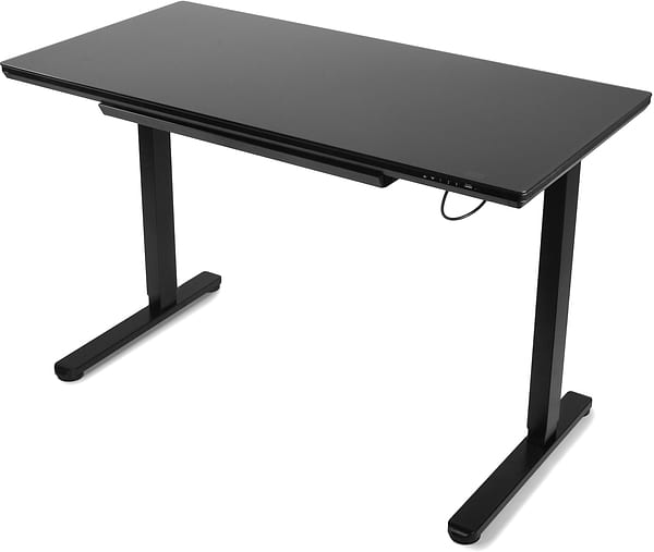 Фото - Стіл з електрорегулюванням висоти Barsky StandUp Black glass (BST-11new)